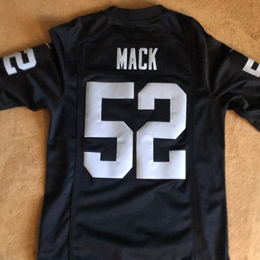 Raiders NFL MACK size small jersey